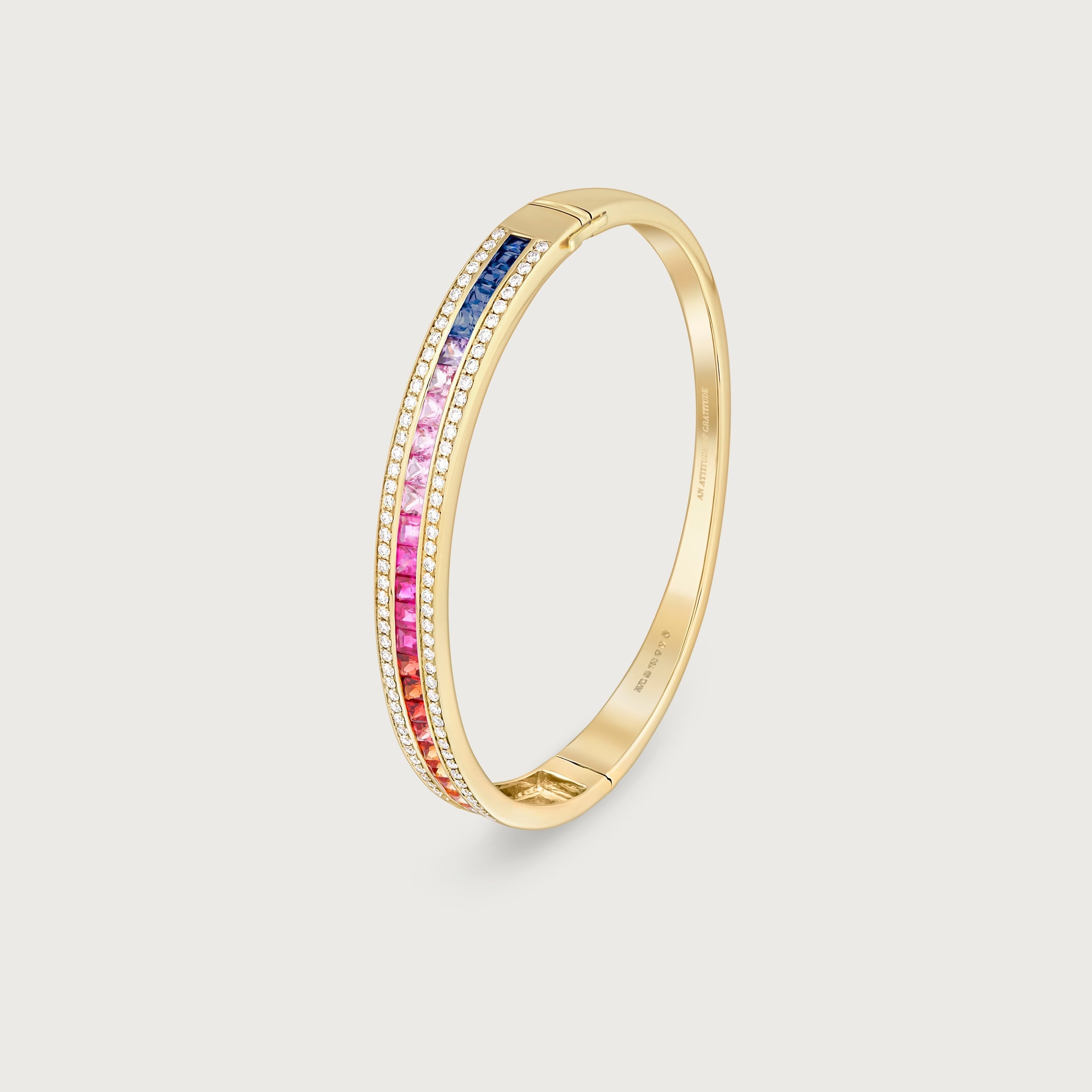 Bracelet Union arc-en-ciel et diamants