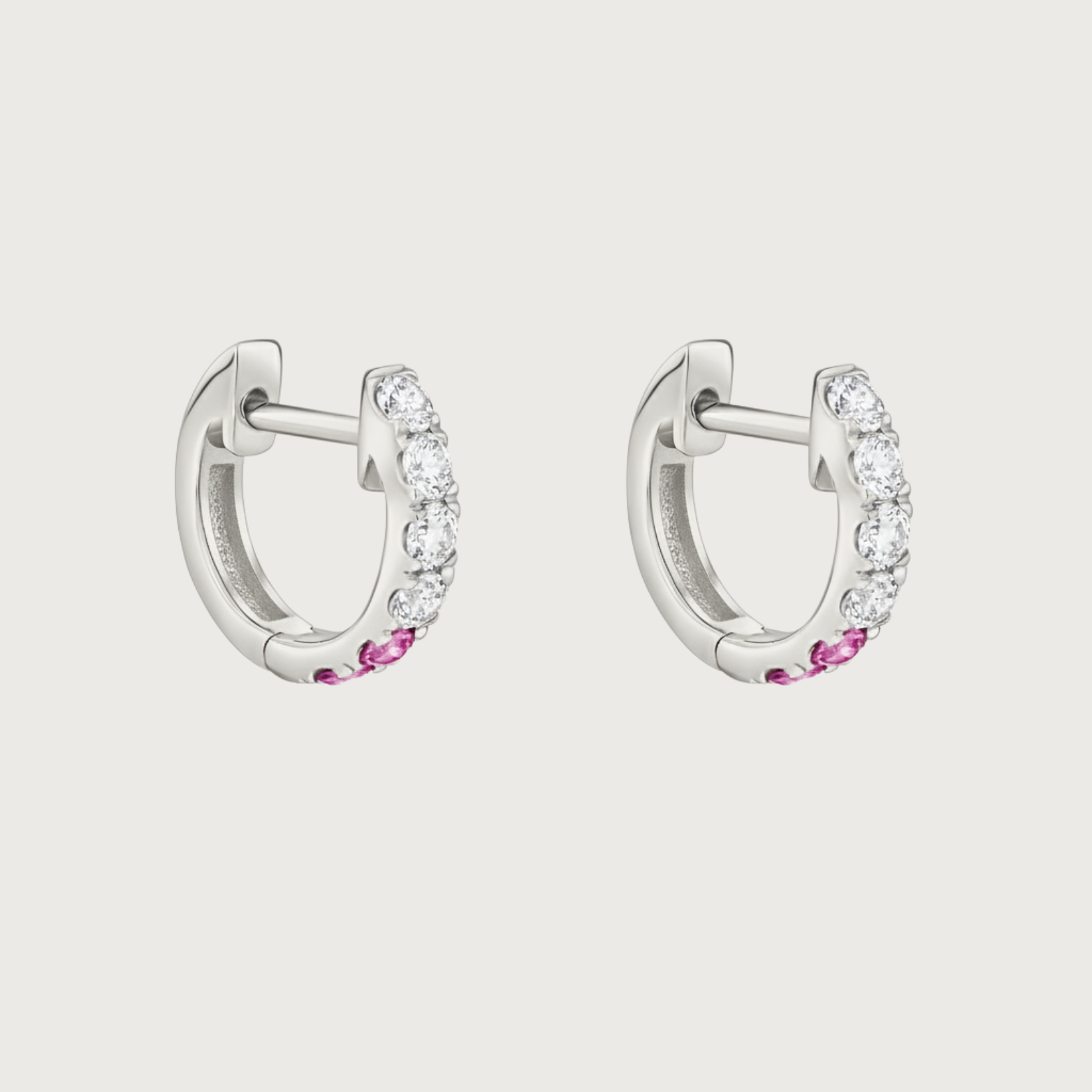 Créole Journey en diamants et saphirs roses