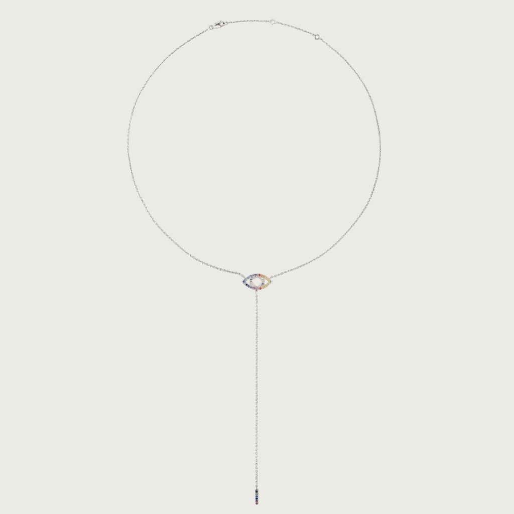 Collier Anima Œil arc-en-ciel