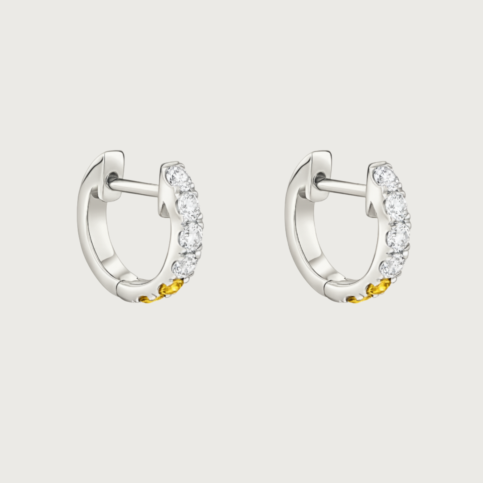 Créole Journey en diamants et saphirs jaunes