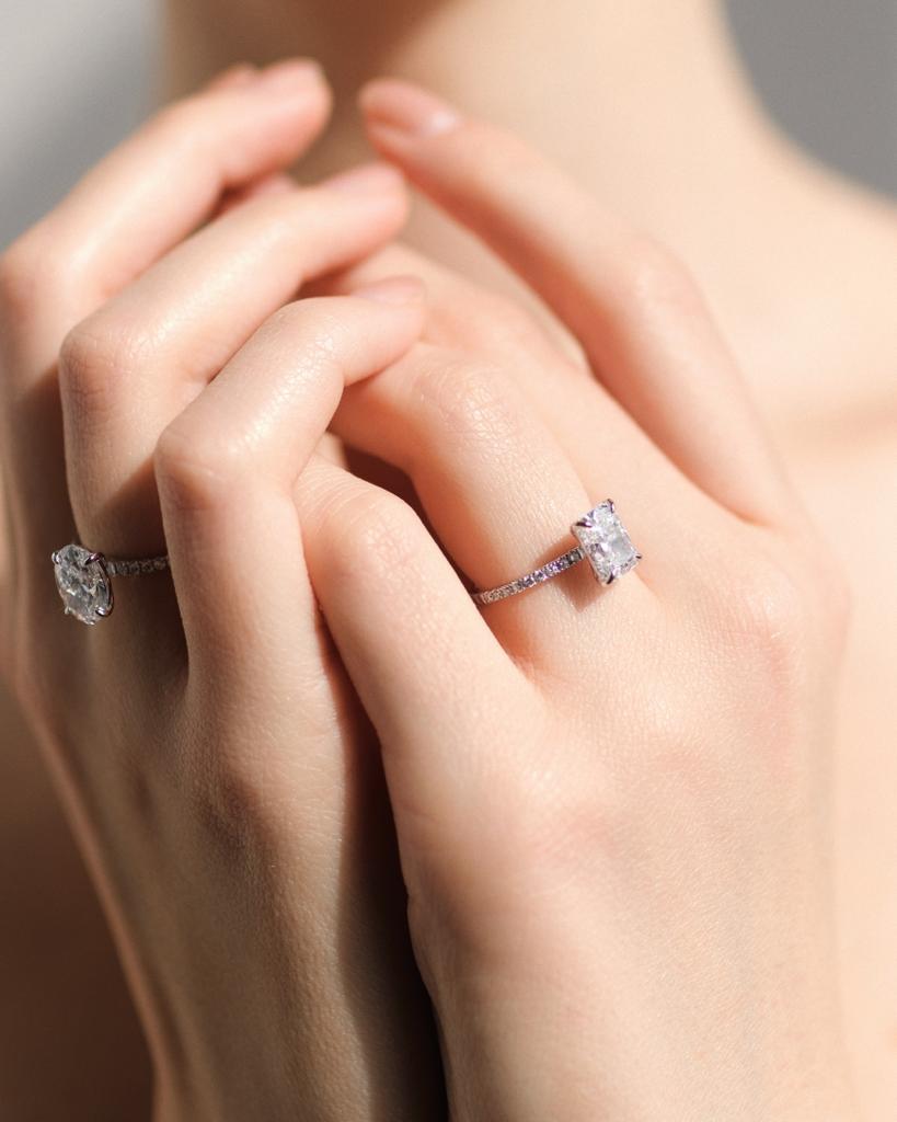 Ayo – solitaire taille ovale