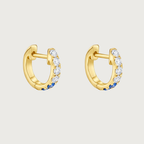 Créole Journey en diamants et saphirs bleus