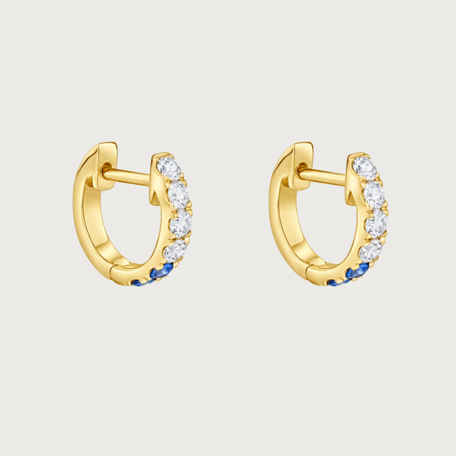 Créole Journey en diamants et saphirs bleus