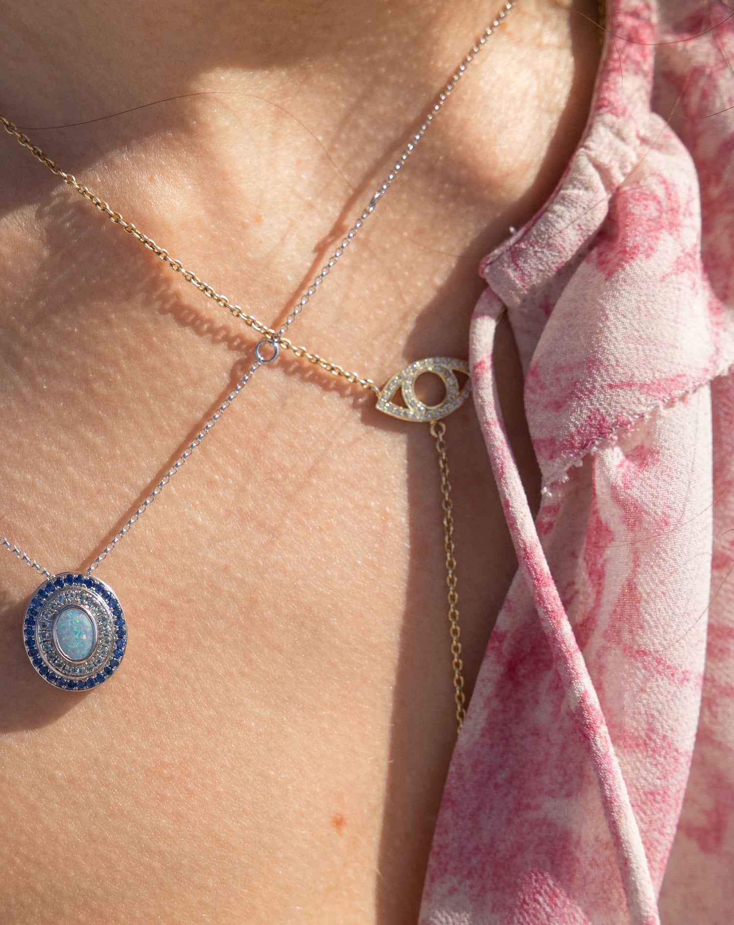 Collier Anima Œil en diamants