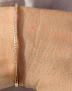 Bracelet Journey en diamants, saphirs jaunes et or jaune 18 carats