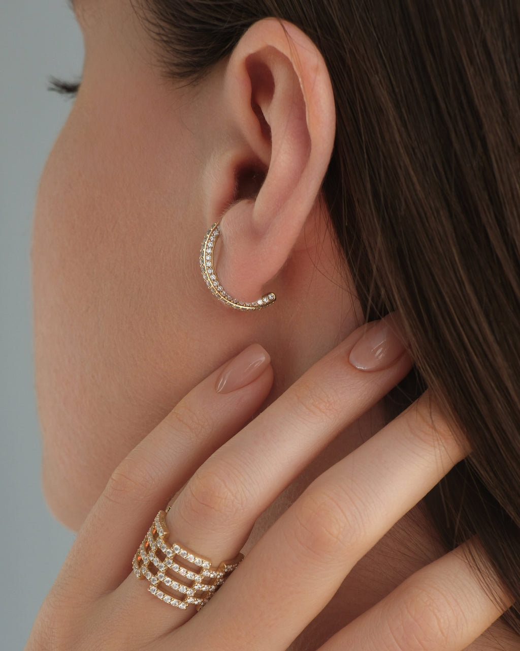 Boucle d'oreille à clou Seda