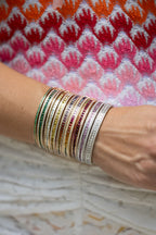 Bracelet Union en rubis, diamants et or rose 18 carats